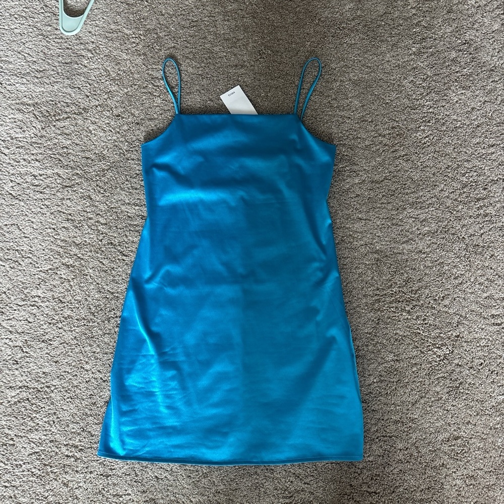 Mango Vibrant Blue Dress